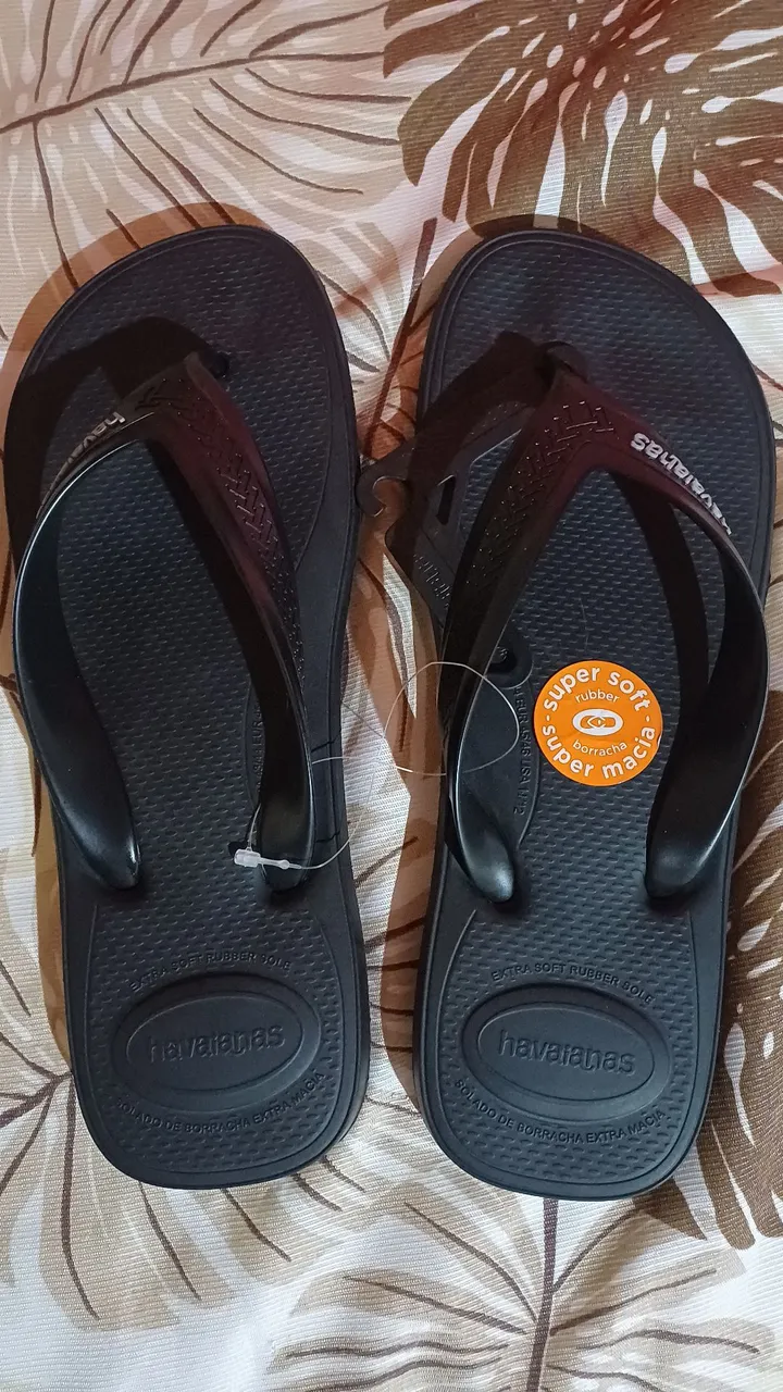 Chinelo Havaianas Preto - Super Soft