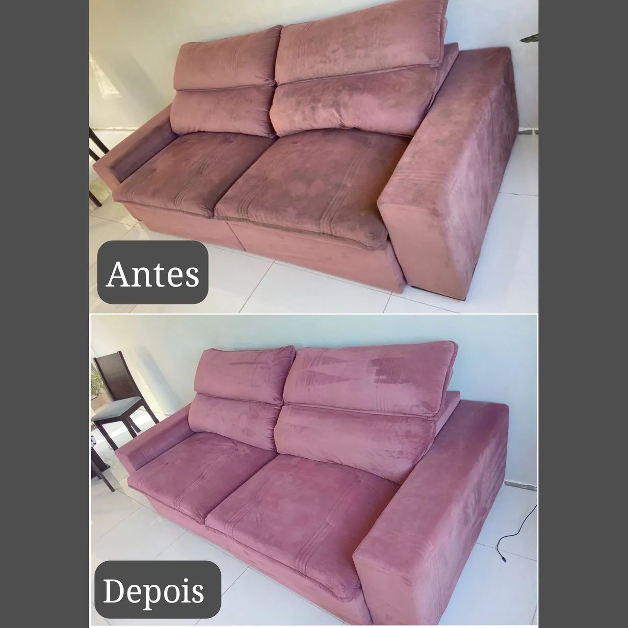 Limpeza de Estofados - Limpeza Profissional de Sofás, Colchões, Cadeiras e Estofados - Foto 5