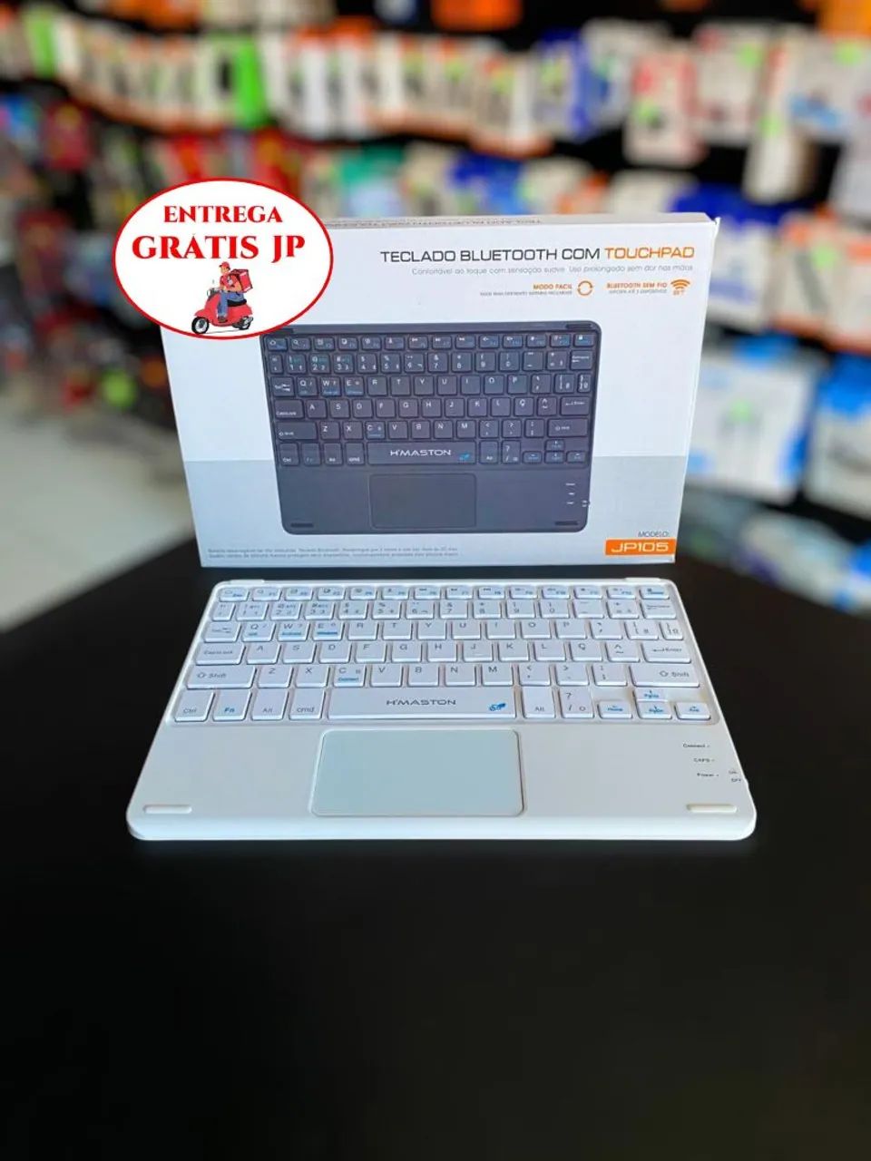 TECLADO BLUETOOTH COM TOUCHPAD HMASTON JP105