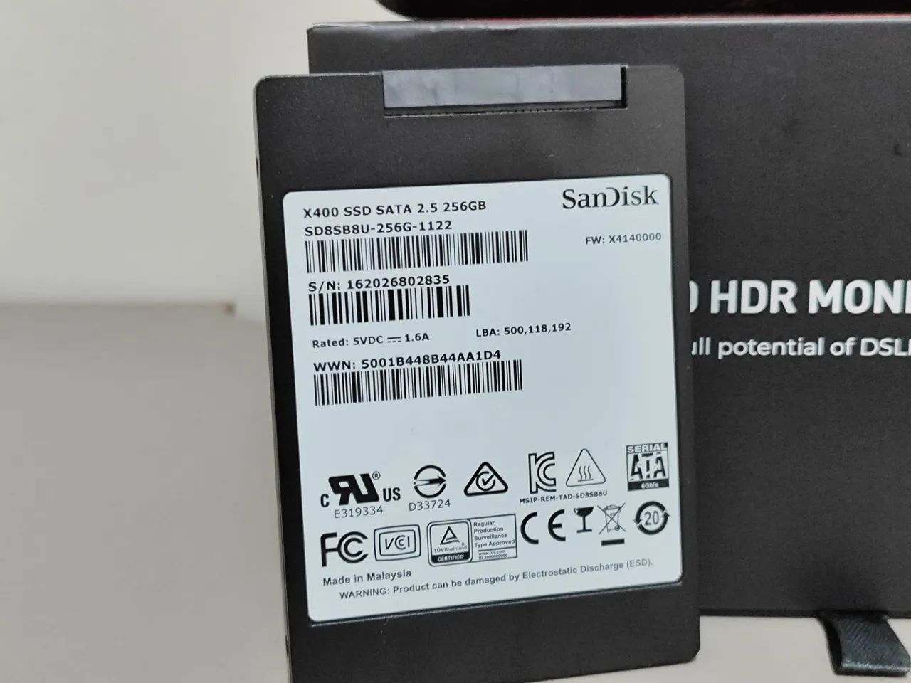 Monitor de Câmera Atomos Ninja V 5 polegadas + SSD SanDisk X400 - Foto 2