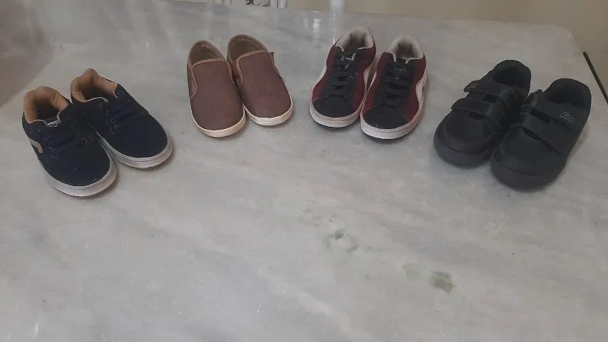Kit com 3 Pares de Tênis Infantil Masculino