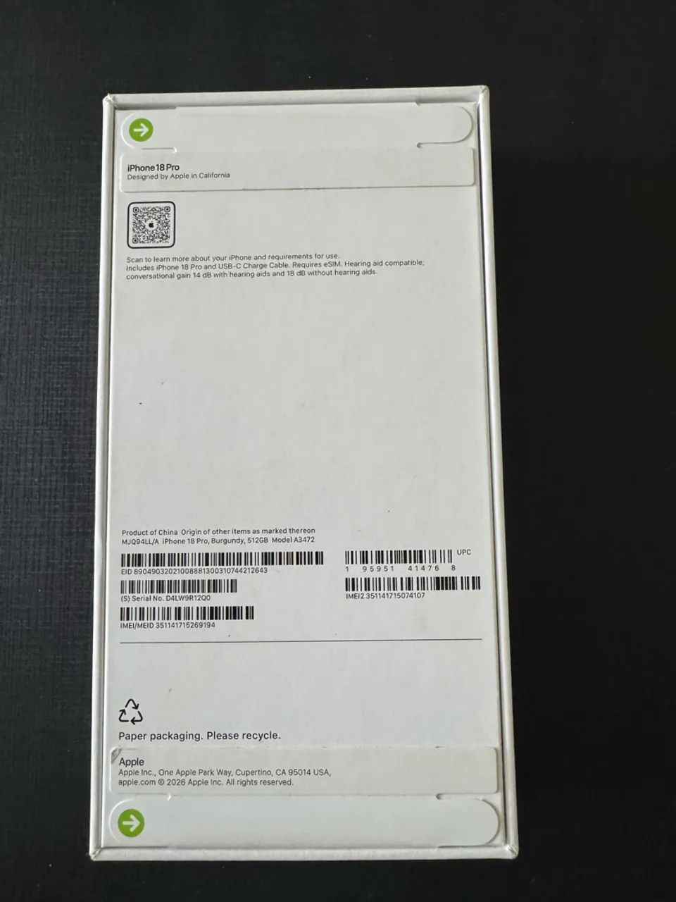 Iphone 18 pro 512 gb - Foto 2