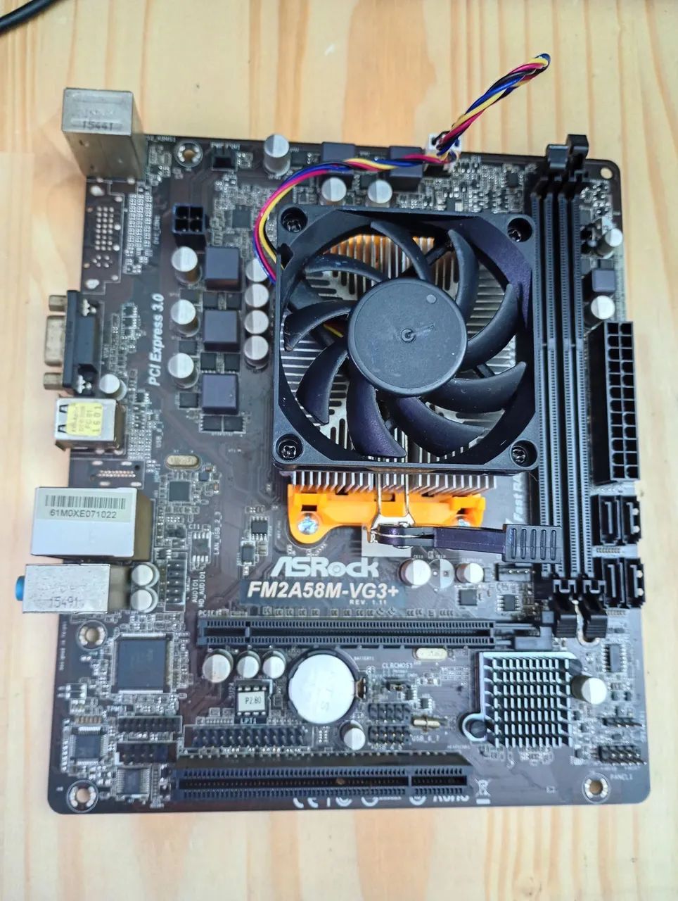 Kit Placa Mãe + Processador+ Cooler 