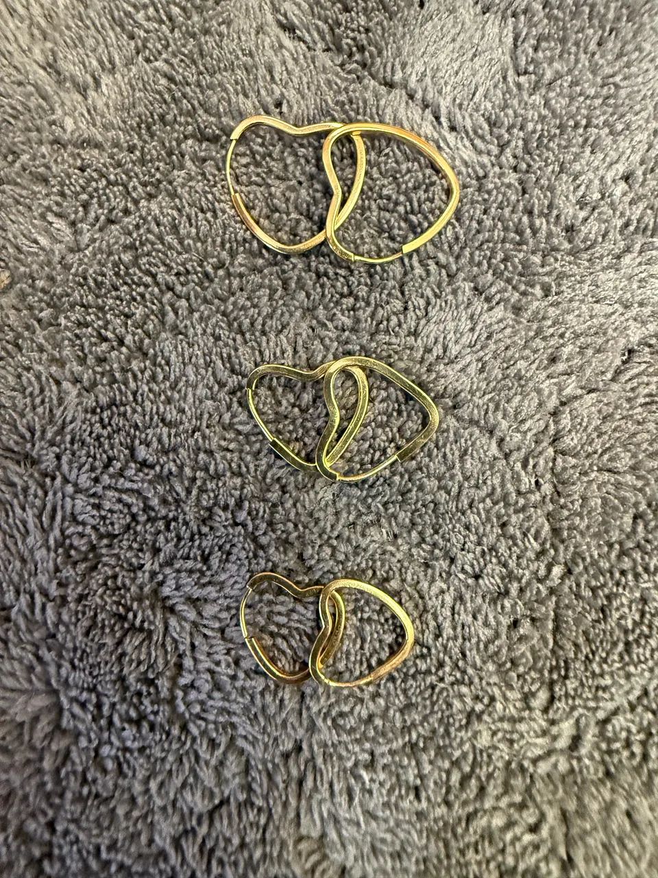 Trio coração em ouro 18k - Foto 2