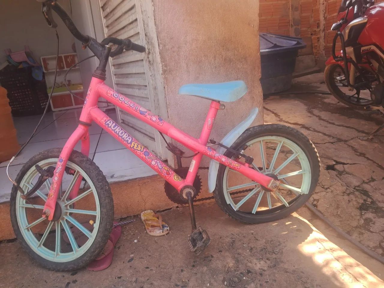 Bicicleta tem que trocar o aro traseiro 