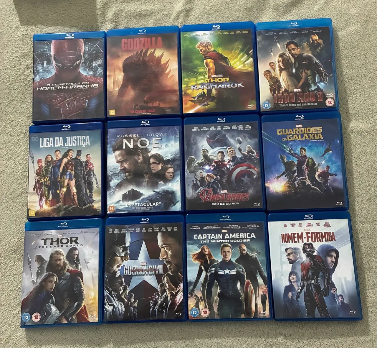 DVDs Blue Ray  títulos diversos (Região 4)