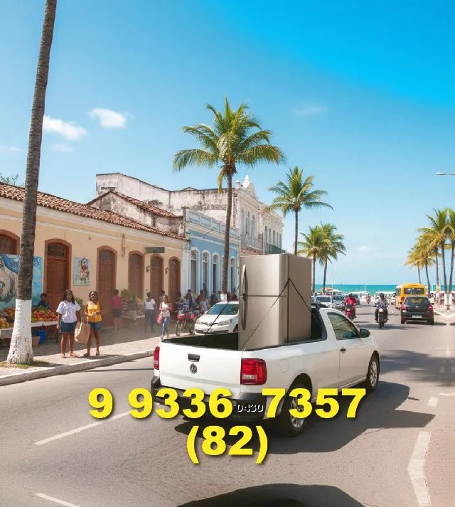 Frete/Mudança p/ kitnets e condomínios com João (82) 9 9336.7357