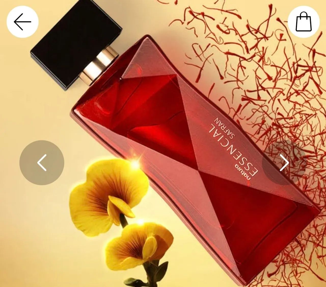 Perfume essencial safran feminino 