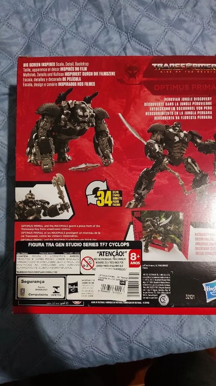 Transformers Studio Series 106 Optimus Primal Lacrado - Foto 2
