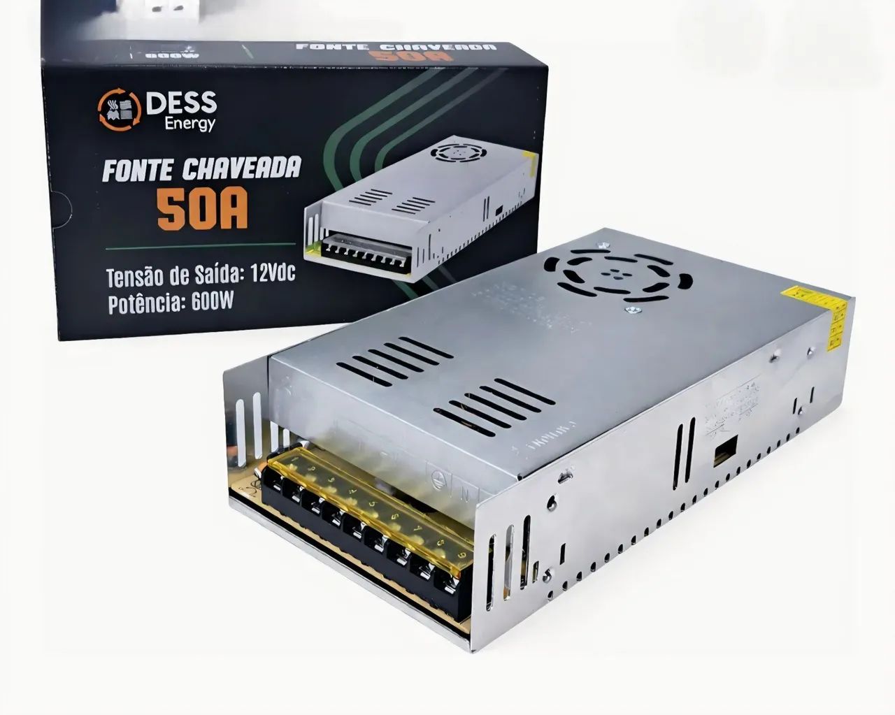 FONTE CHAVEADA 50A 12V 600W