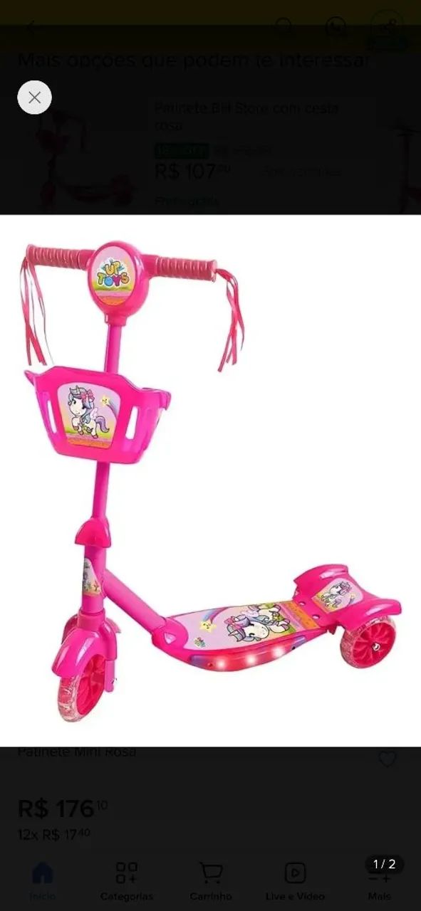 Patinete Mini Rosa