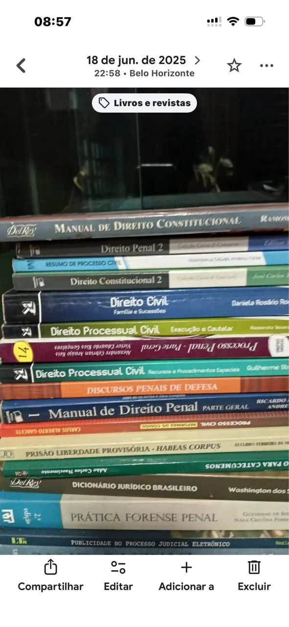 DIVERSOS LIVROS DE DIREITO