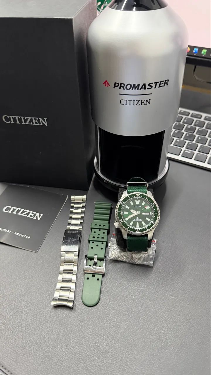 Citizen Promaster Fugu NY0151-59X Automático + 2 Pulseiras - Foto 5