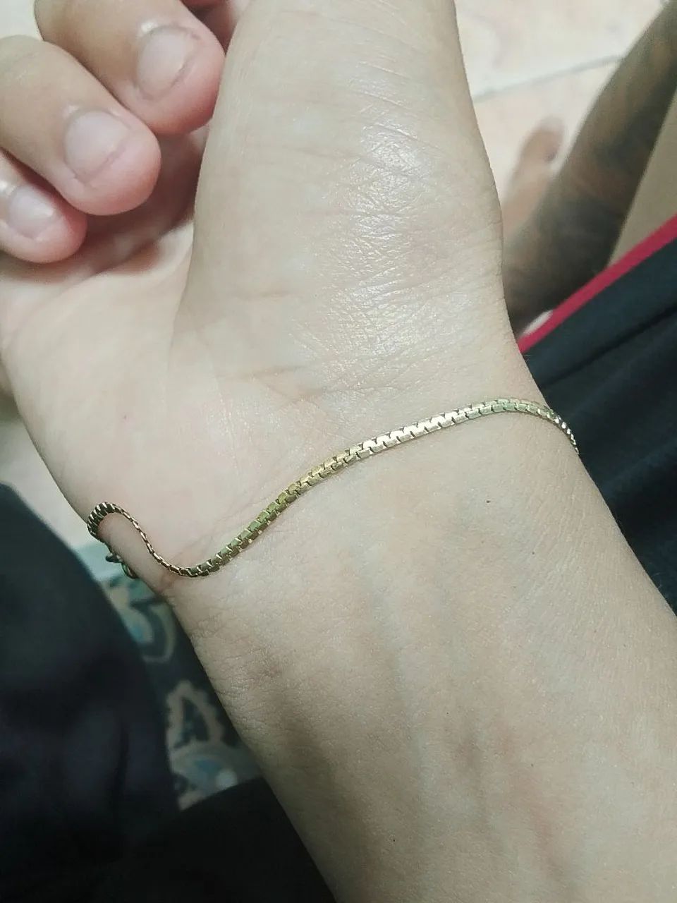 Pulseira de ouro 18k 1.7g - Foto 2