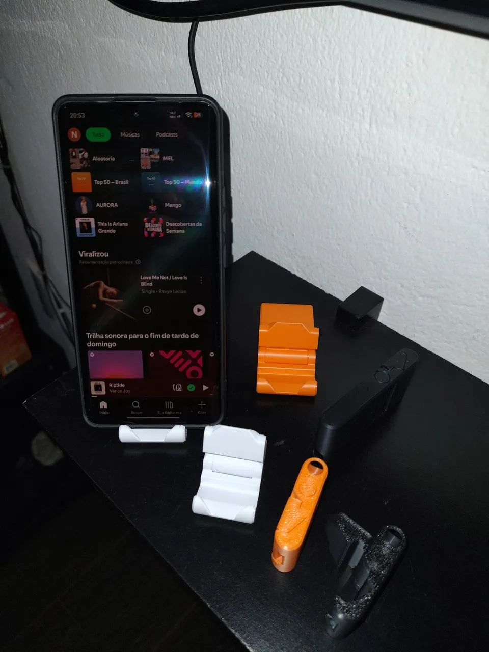 Chaveiro Suporte Dobrável para Celular - Foto 2