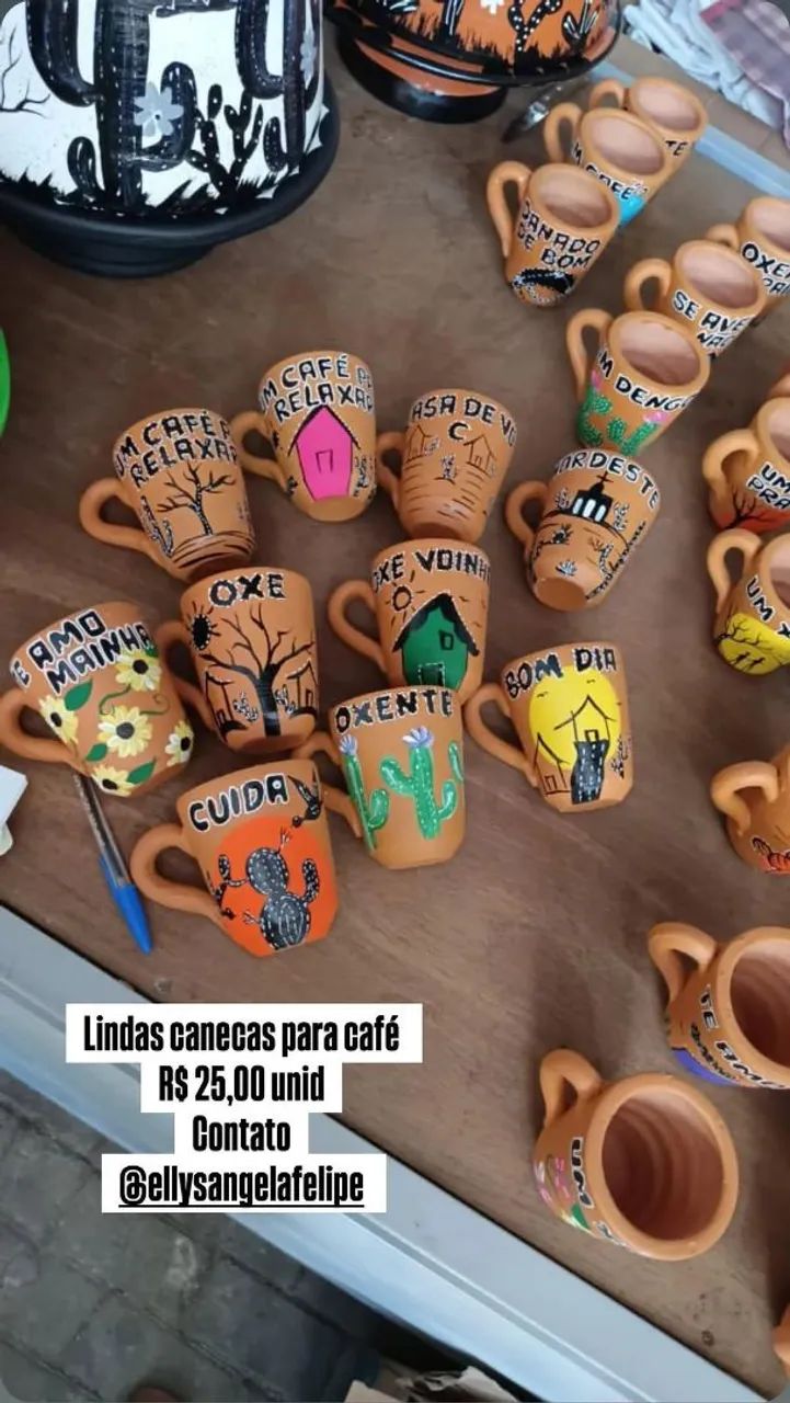 Lindas boleirraa e canecas feito a mão. - Foto 5