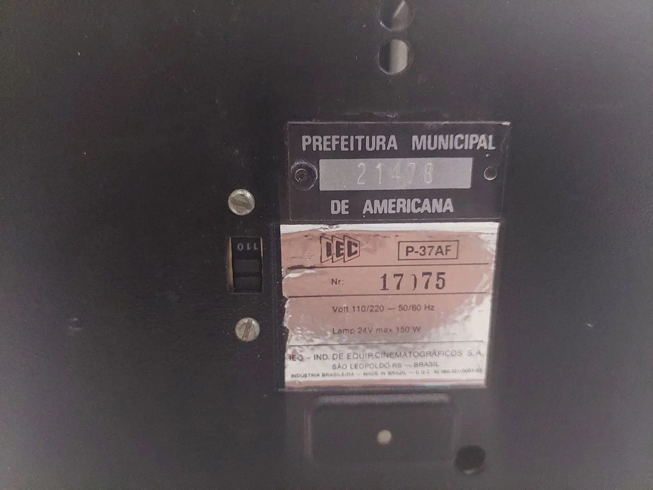 projetor de slides IEC P-37AF antiguidade  - Foto 2