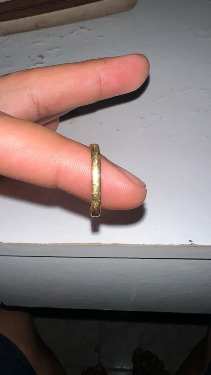 Anel de ouro (1,5g de ouro 18k) - Foto 2