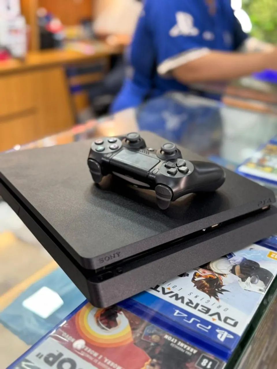 PlayStation 4 Slim com 2 Jogos de Brinde - Foto 4