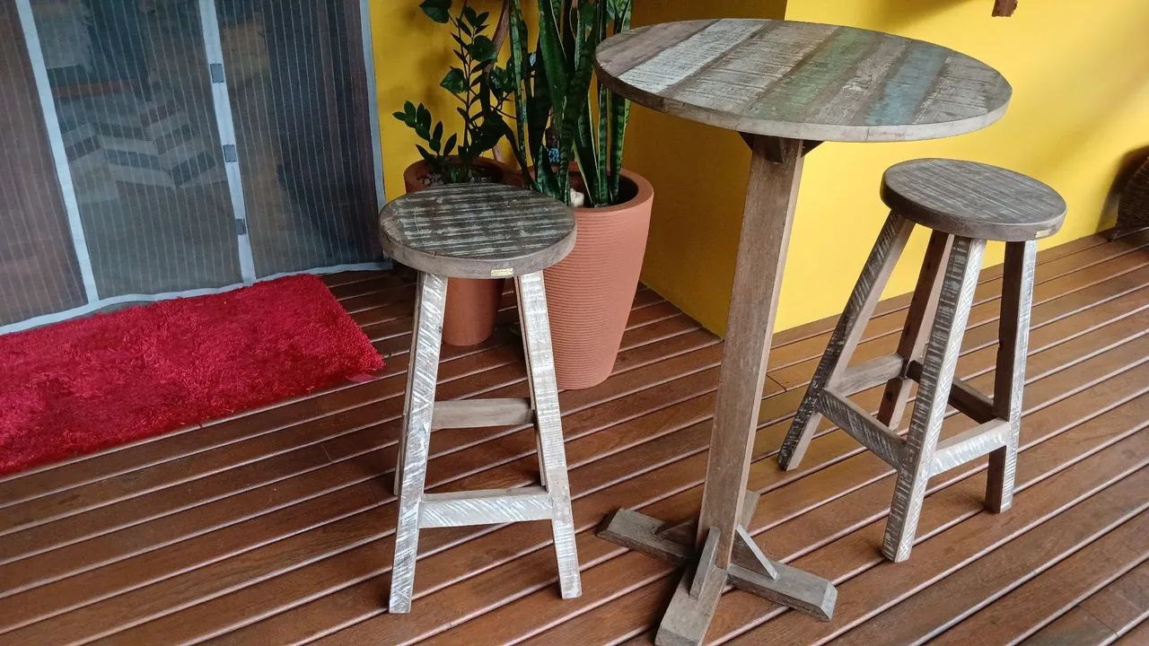 Mesa Bistrô + 2 banquetas - Foto 2