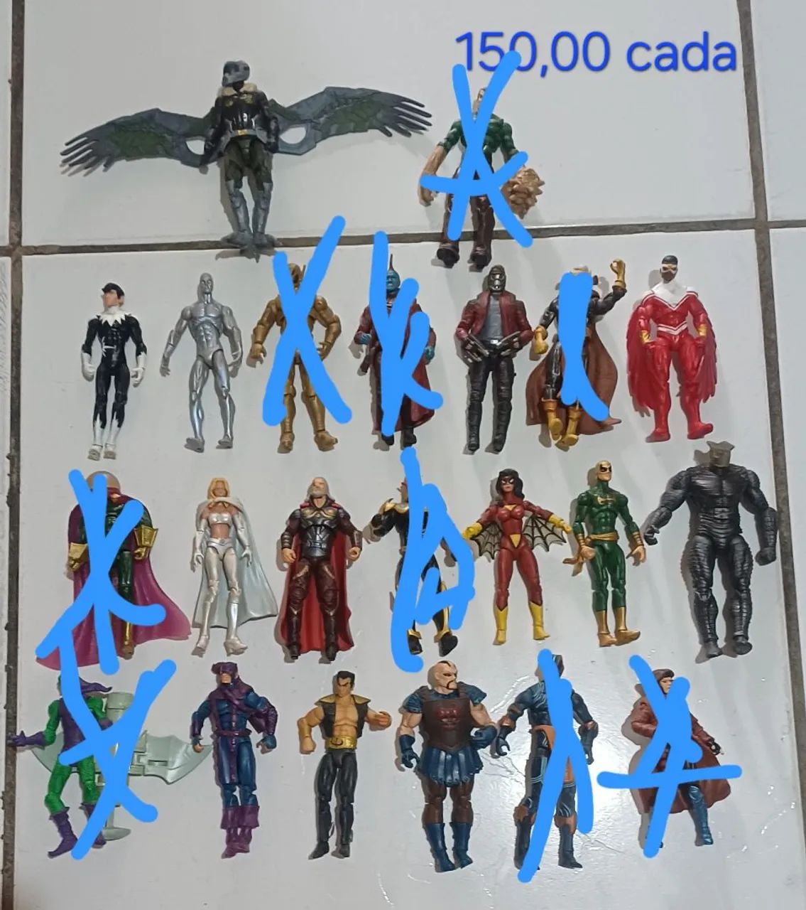 Várias figuras Marvel Universe padrão 3,75 - Hobbies e coleções