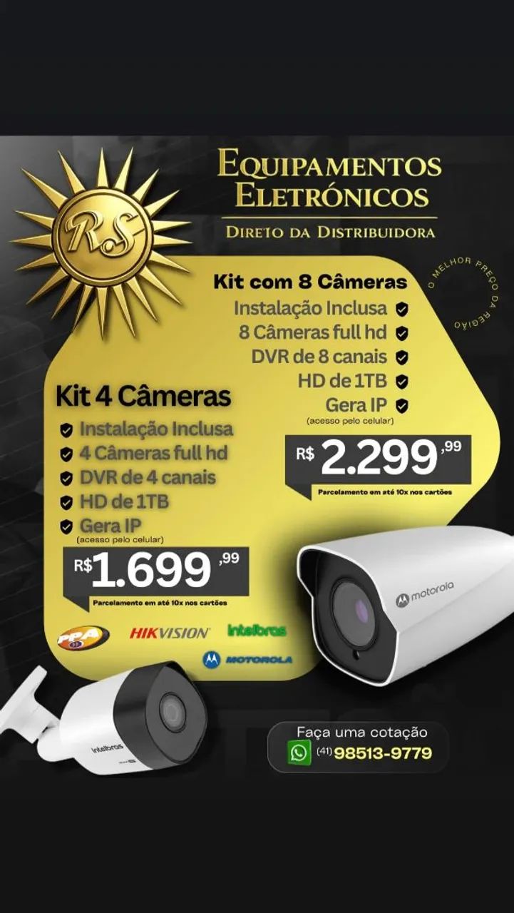 Kits cftv