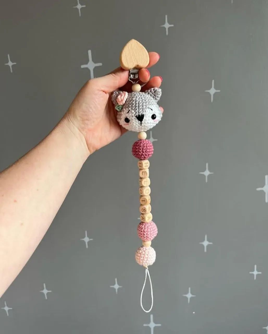 Kit infantil em crochê tema raposas  - Foto 4