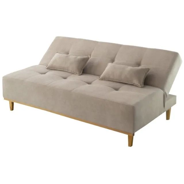 SOFÁ CAMA DALLAS 1,81 M LINHO CINZA. PRONTA ENTREGA. - Foto 3