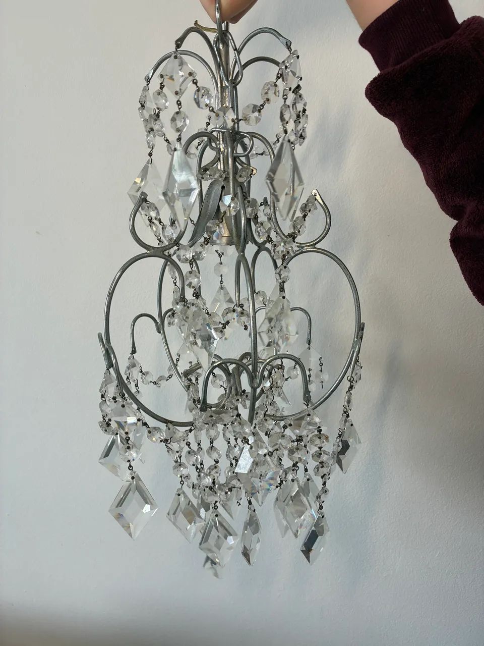 Lustre Cristal Pendente - Foto 3