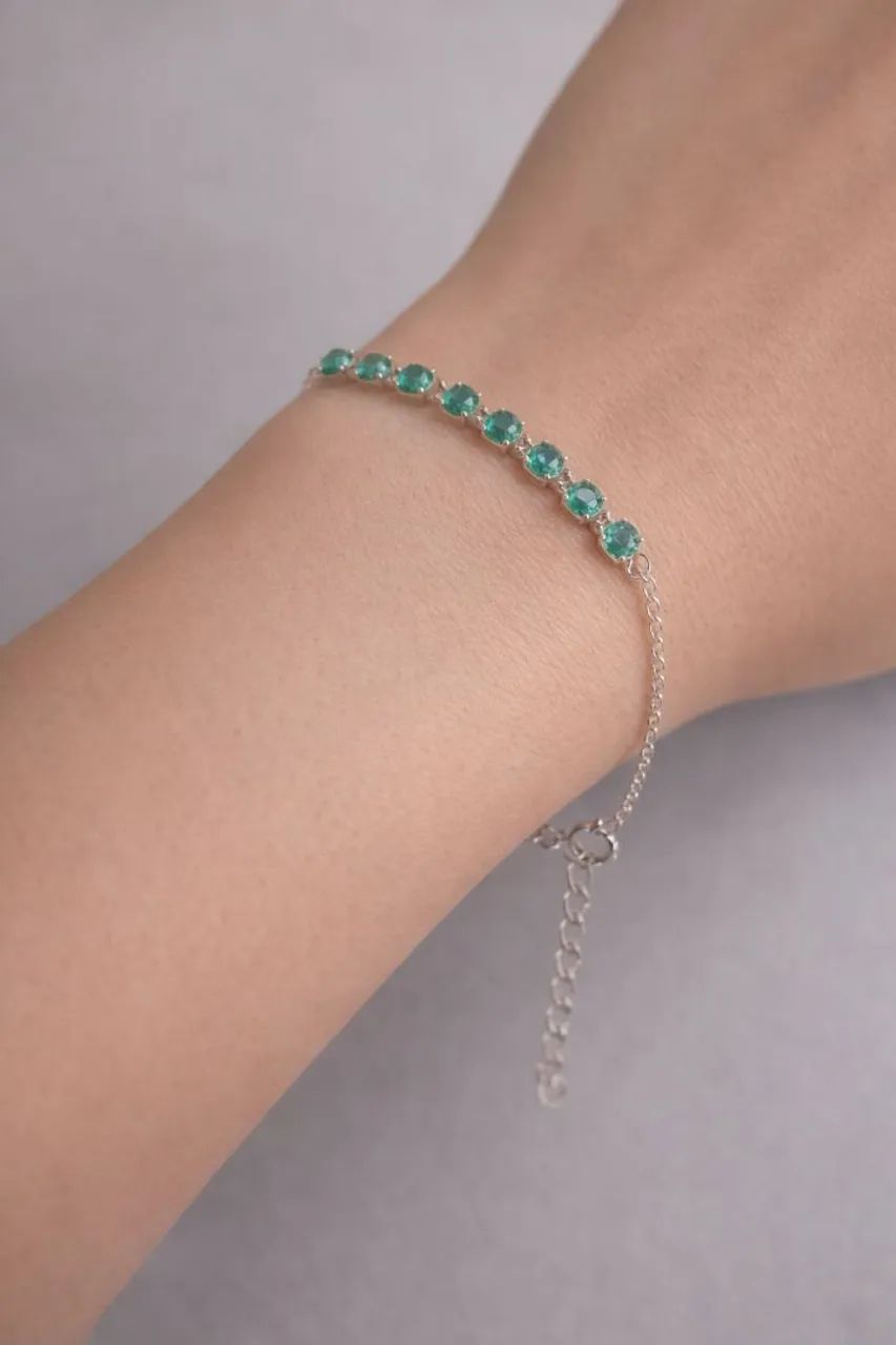 Pulseira de pedra  Prata 925