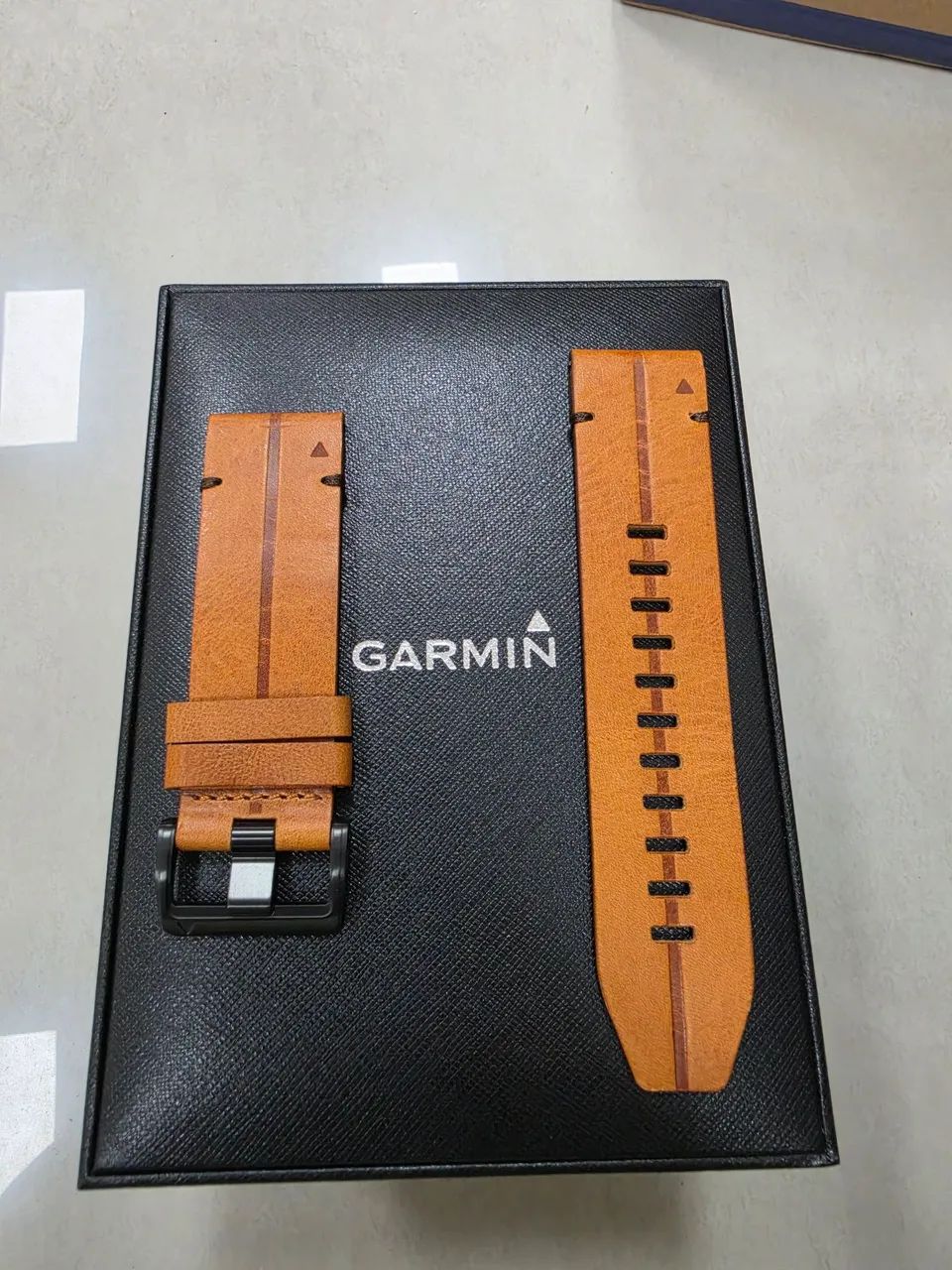 Pulseira garmin quickfit couro 26mm original  - Foto 2