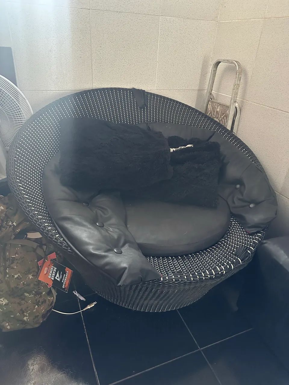 Poltrona Chaiser Preta