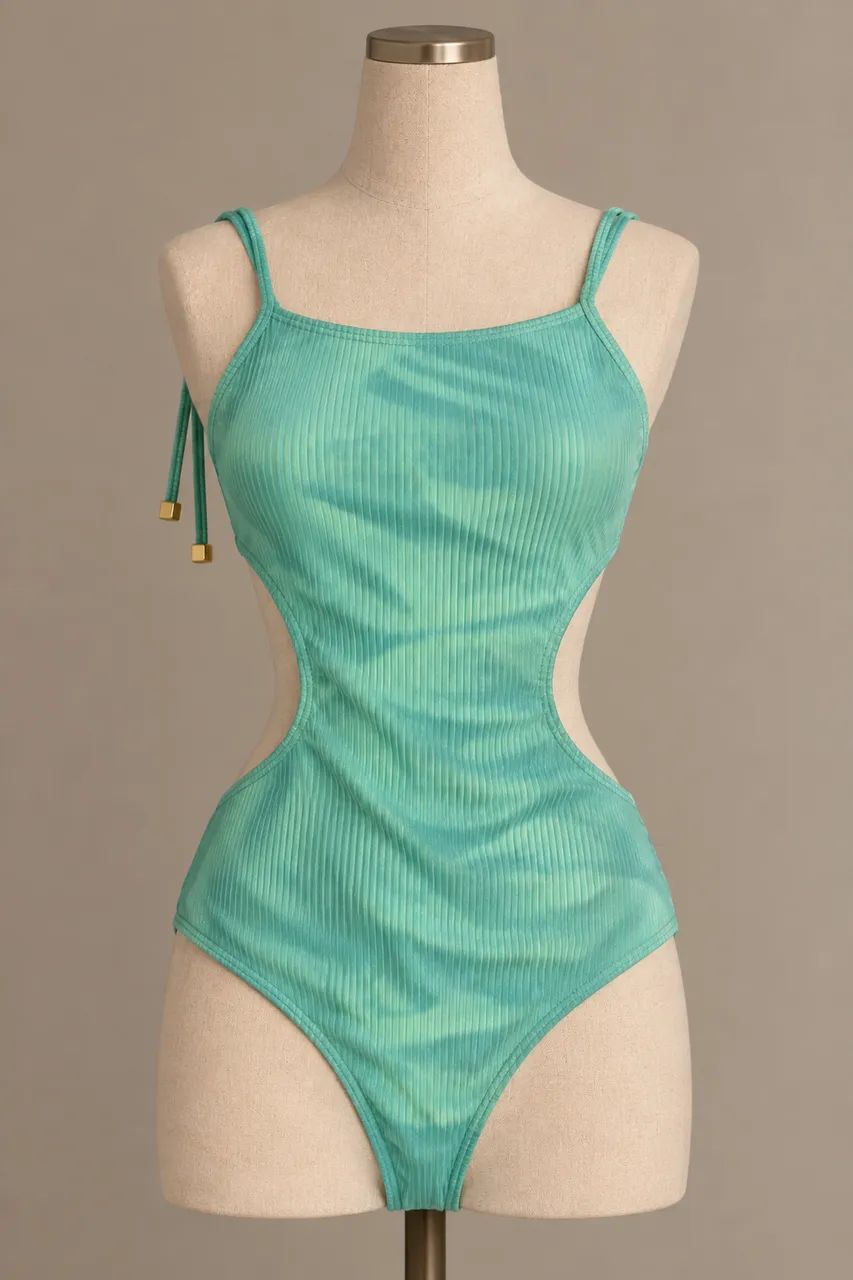 Body Verde-Água Feminino