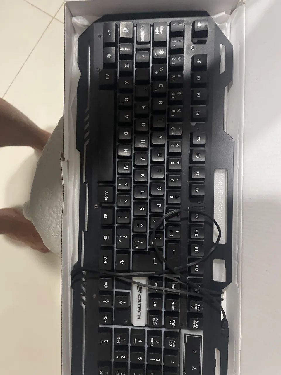 Teclado gamer membrana RGB  - Foto 2
