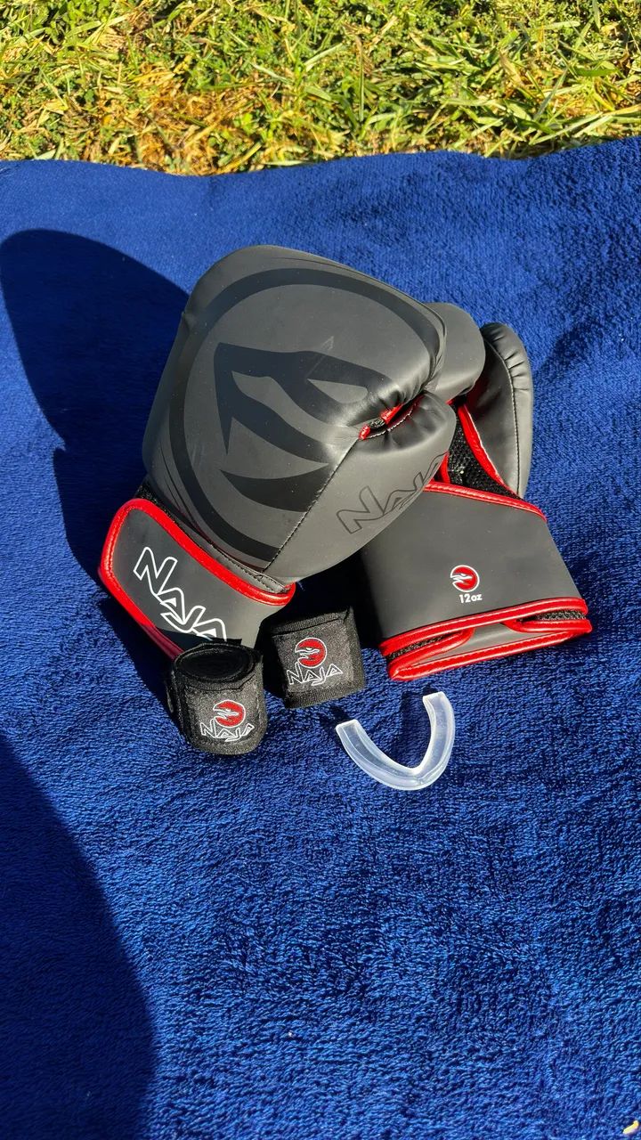 LUVA DE BOXE E MUAY THAI NAJA BLACK - Foto 2