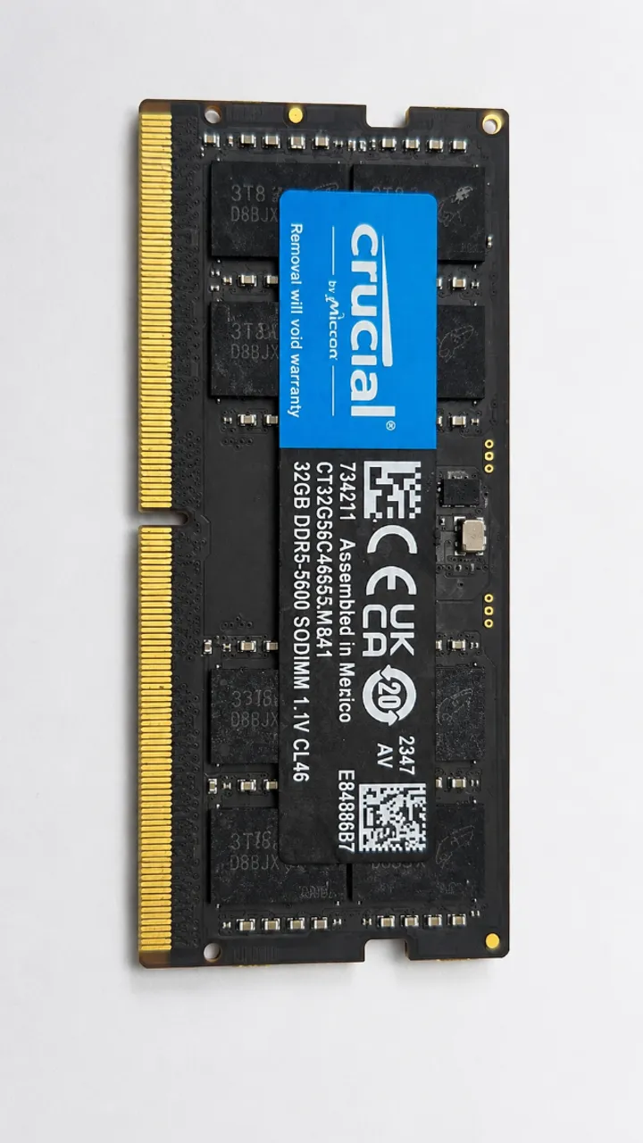 Memória 2pentes de 16gb Ddr5 5600mhz Kingston, Kvr56s46bs8-16