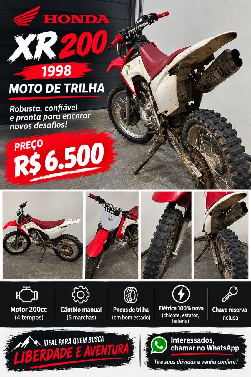 XR 200 - Trilha