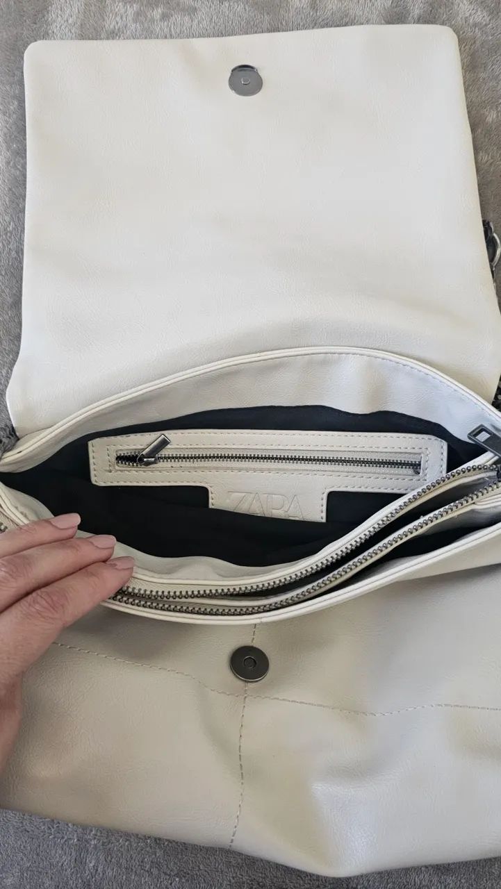 Bolsa Zara off white - Foto 5
