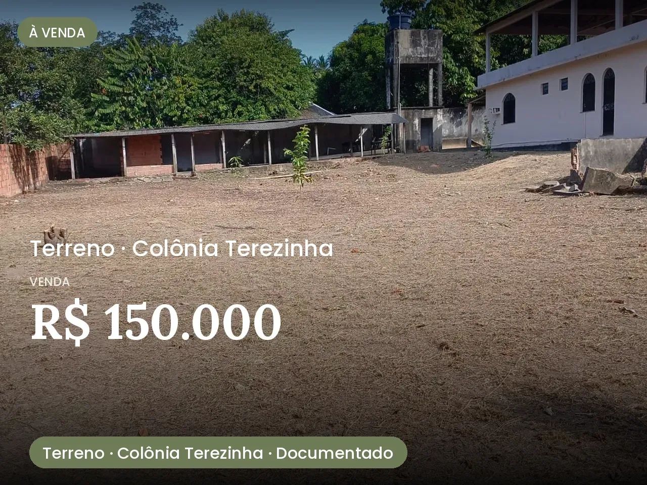 VENDO TERRENO - COLÔNIA TERRA NOVA - 763 M²