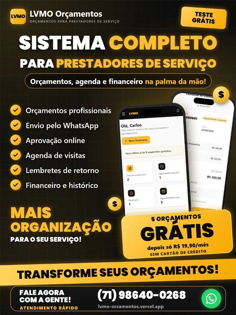 Sistema de orçamentos