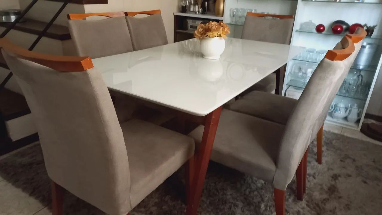 Mesa de jantar madeira maciça  - Foto 5