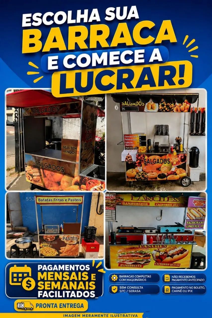 Barraca lanche 