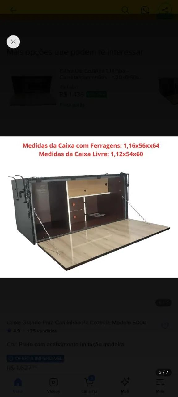 Caixa de cozinha  - Foto 3