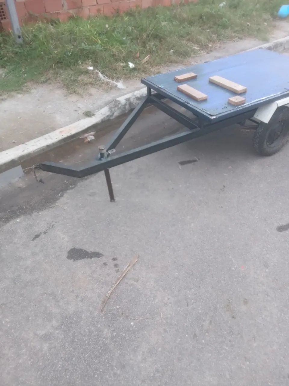 carretinha para moto e bike - Foto 4