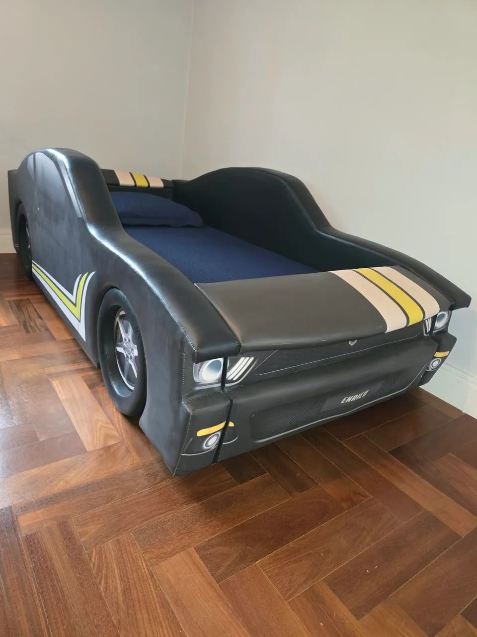 Cama infantil almofadada com colchão  - Foto 4