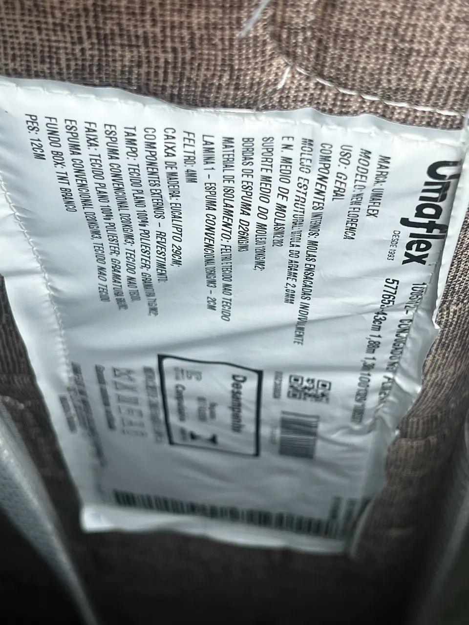 Cama box conjugada UMAFLEX 4 meses de uso - Foto 5