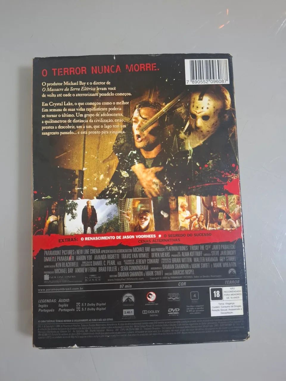 DVD Original sexta feira 13 (2009) remeka e raridade!  - Foto 2