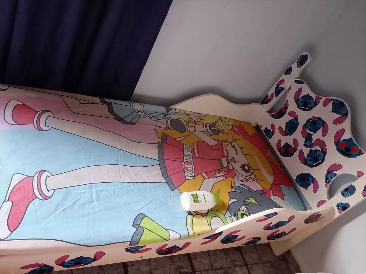Cama, envelopada Stitch nova sem detalhes 