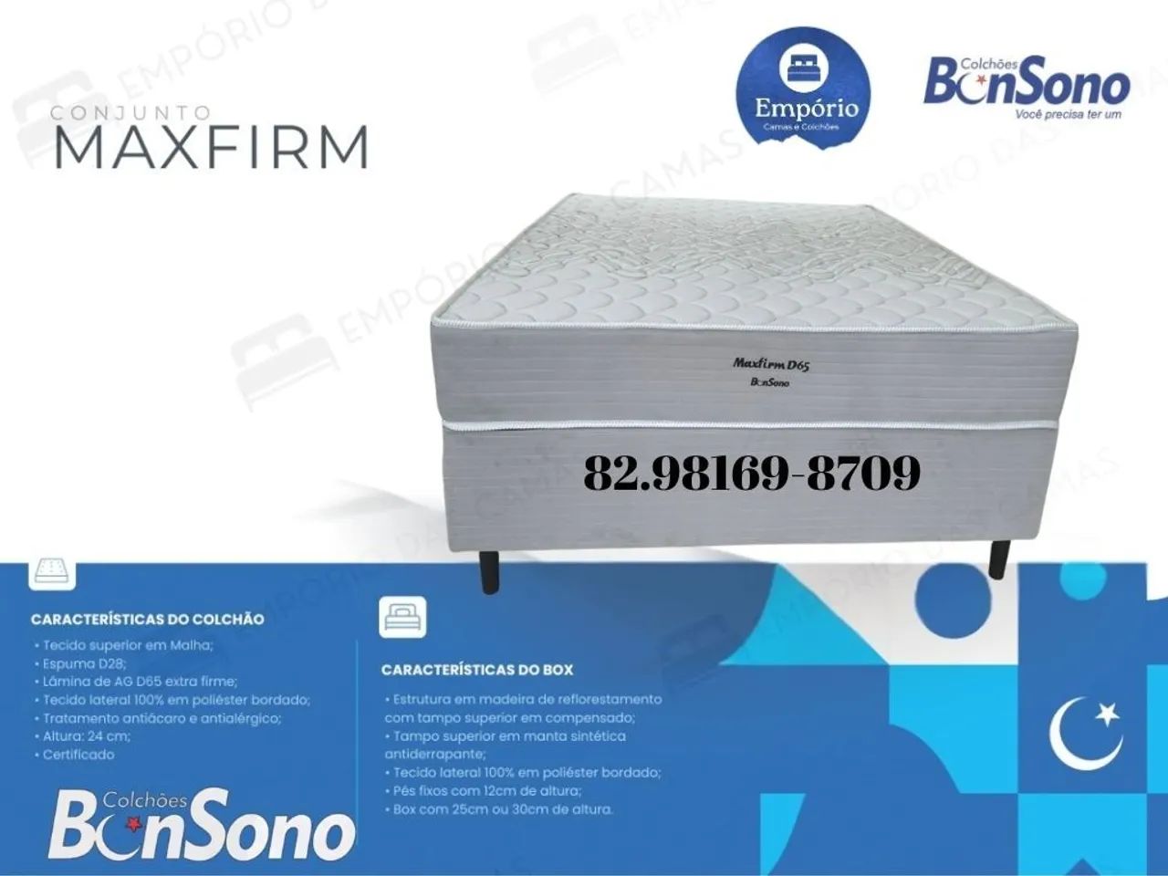 Conjunto cama box de espuma - Foto 2