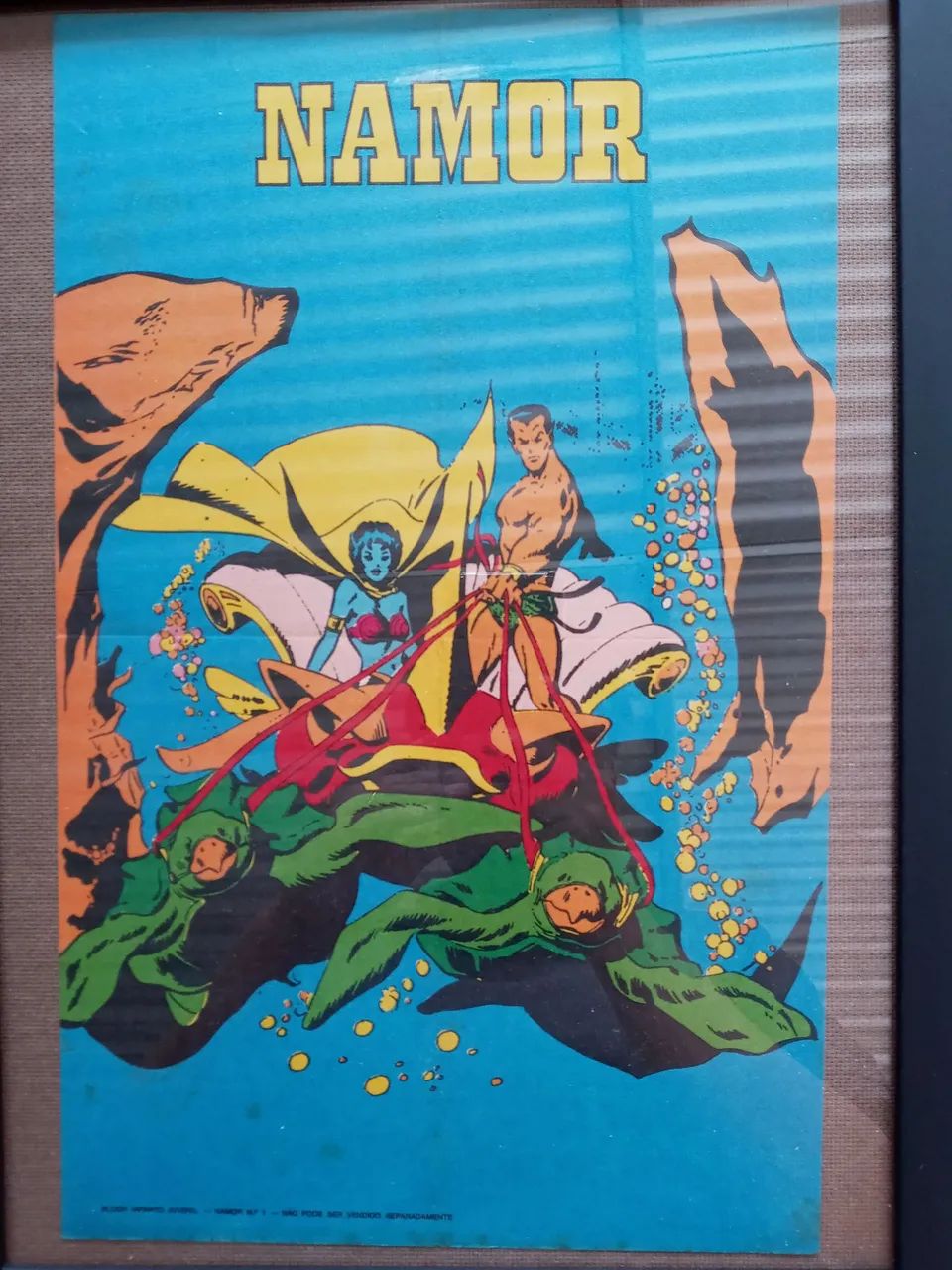Raro Poster do Namor da editora Bloch - Foto 2